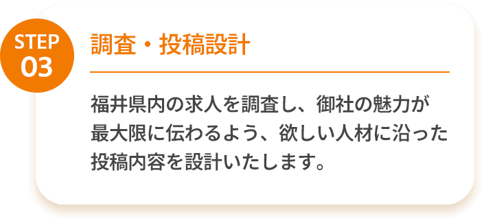STEP03 調査・投稿設計