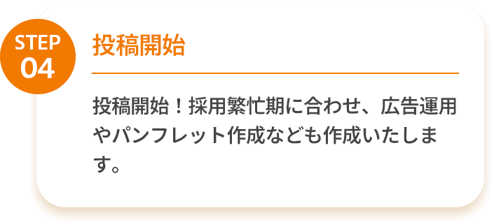 STEP04 投稿開始