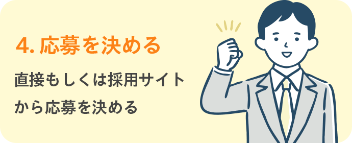 4.応募を決める